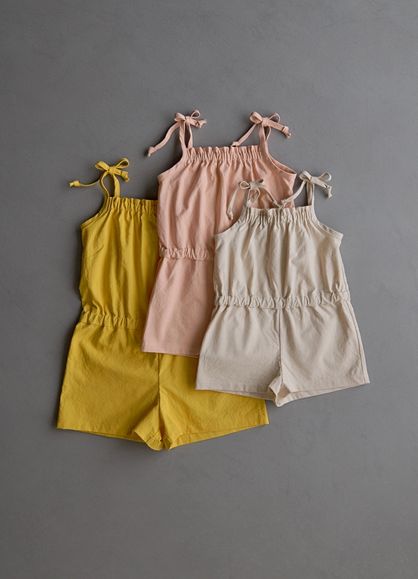 Summer Romper For Kids In Spectrum Cotton | Purl Soho