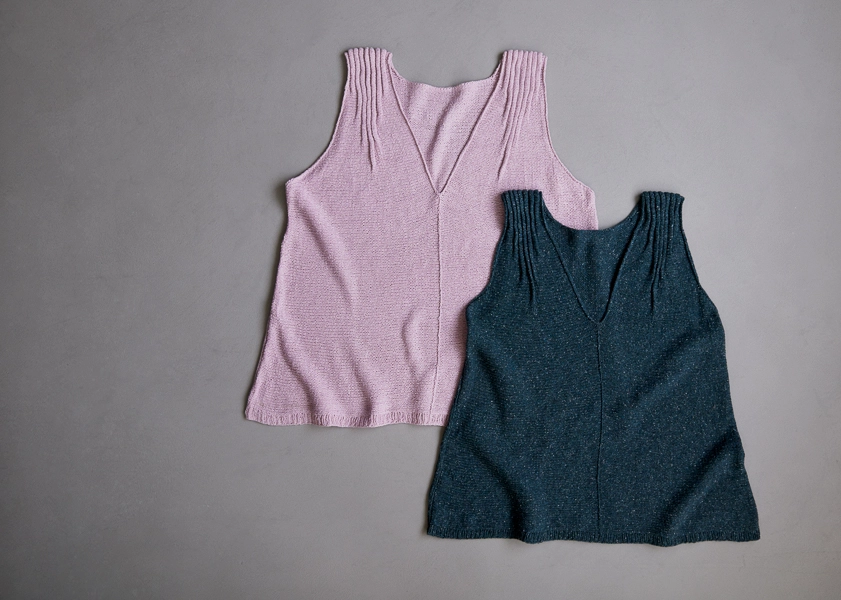 Ainur Berkimbayeva For Purl Soho: Tiny Tucks Top | Purl Soho