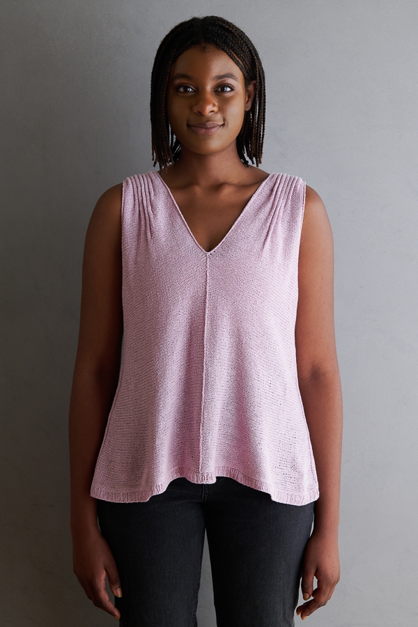 Ainur Berkimbayeva For Purl Soho: Tiny Tucks Top | Purl Soho
