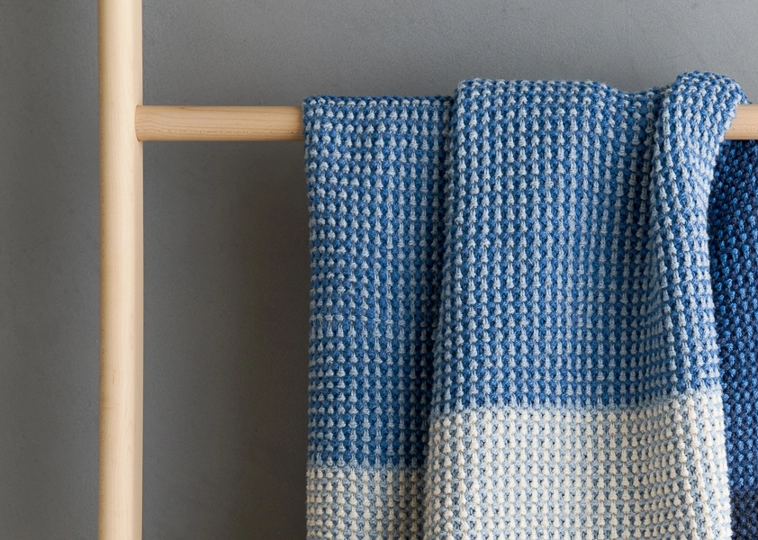 Sand Drift Blanket In Santolina | Purl Soho