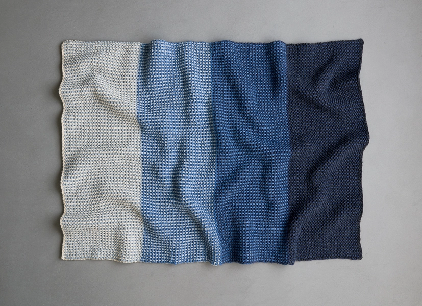 Sand Drift Blanket In Santolina | Purl Soho