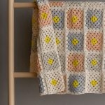 Granny Square Blanket In Cotton Pure
