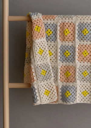 Granny Square Blanket In Cotton Pure | Purl Soho