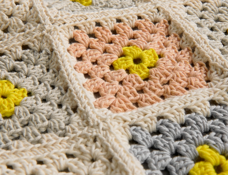 Granny Square Blanket In Cotton Pure | Purl Soho