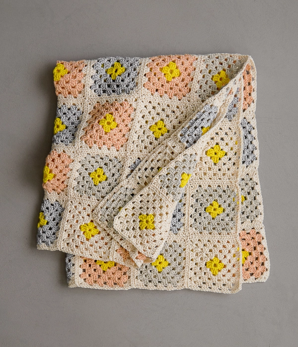 Granny Square Blanket In Cotton Pure | Purl Soho