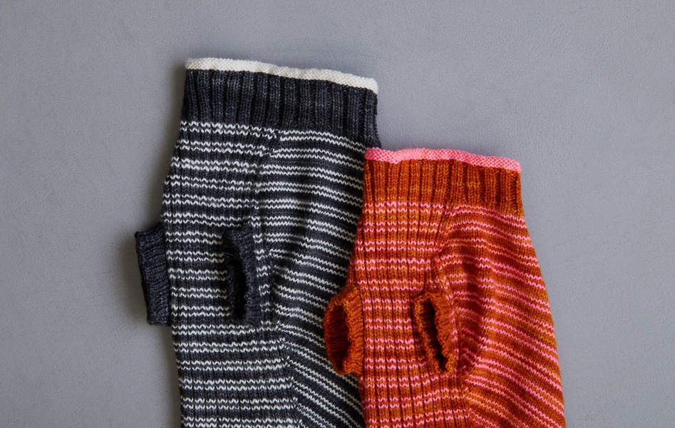 Sole Salvo For Purl Soho: Pinstripe Dog Sweater | Purl Soho