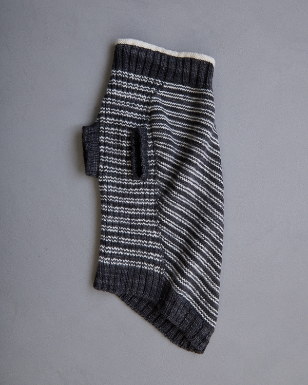 Sole Salvo For Purl Soho: Pinstripe Dog Sweater | Purl Soho