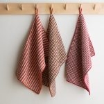 Slip Stitch Dishtowels In Blackbird Linen