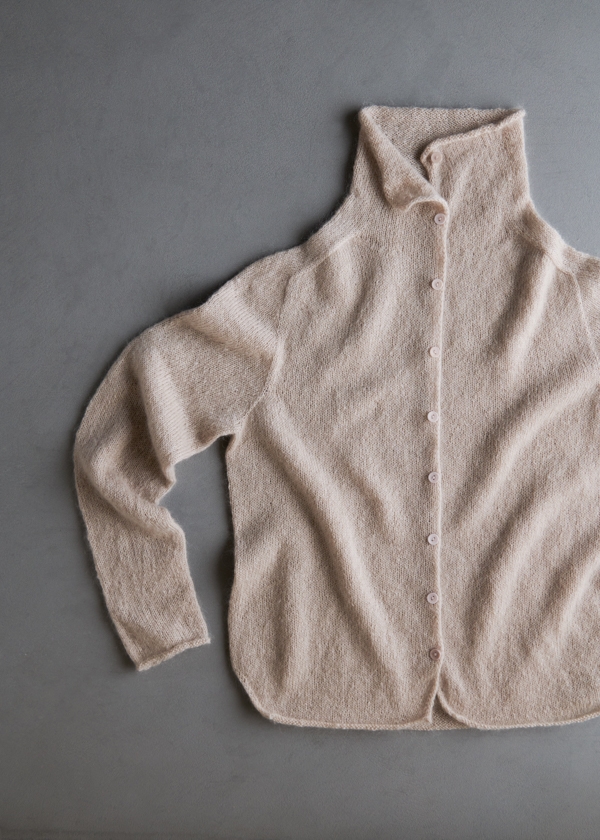 Top-Down Turtleneck Cardigan In New Yarns | Purl Soho