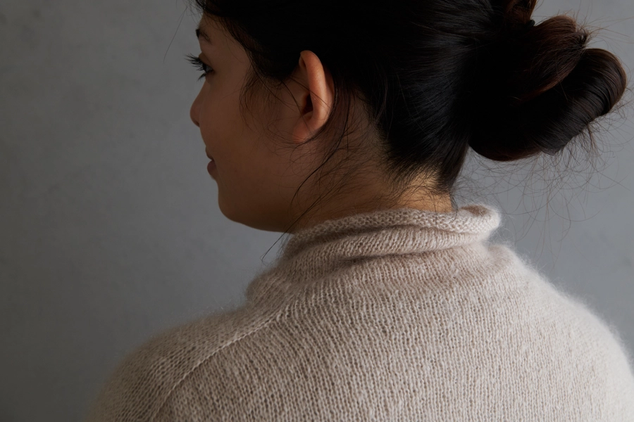 Top-Down Turtleneck Cardigan In New Yarns | Purl Soho