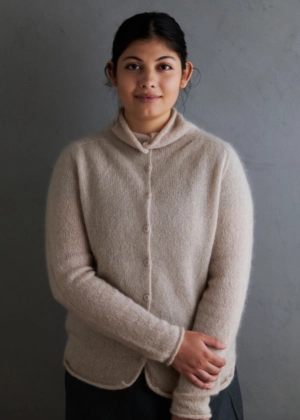 Top-Down Turtleneck Cardigan In New Yarns | Purl Soho