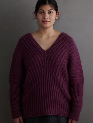 Ainur Berkimbayeva For Purl Soho: Cross Current Dolman Pullover | Purl Soho
