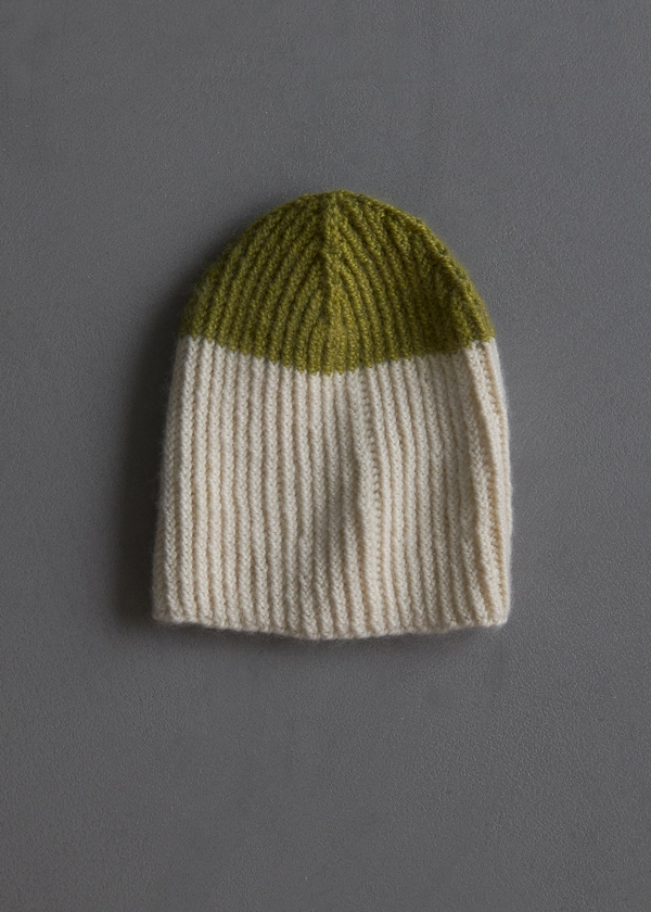 Twisted Rib Hat + Mittens In Cashmere Merino Bloom | Purl Soho