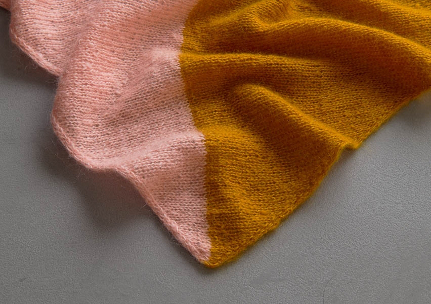 Colorblock Diamond Wrap | Purl Soho