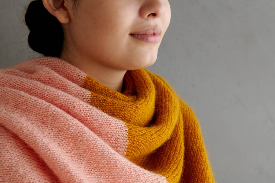 Colorblock Diamond Wrap | Purl Soho