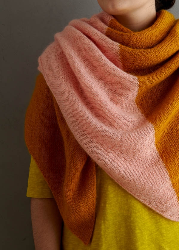 Colorblock Diamond Wrap | Purl Soho