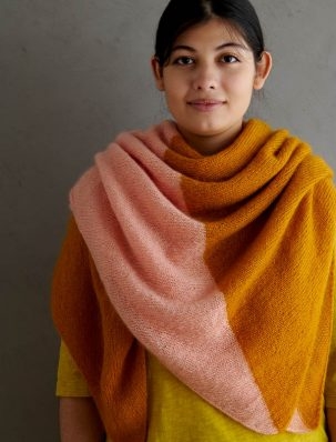 Colorblock Diamond Wrap | Purl Soho