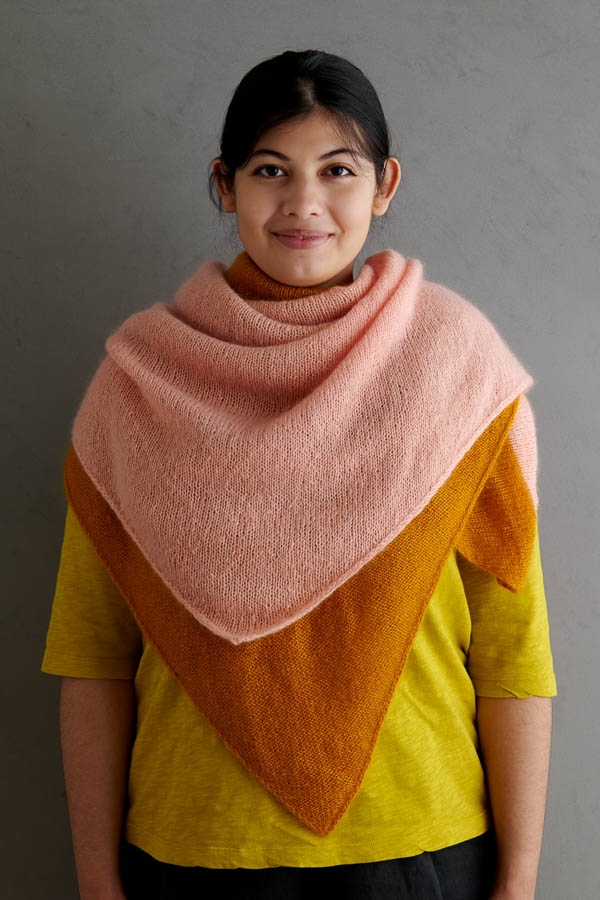 Colorblock Diamond Wrap | Purl Soho