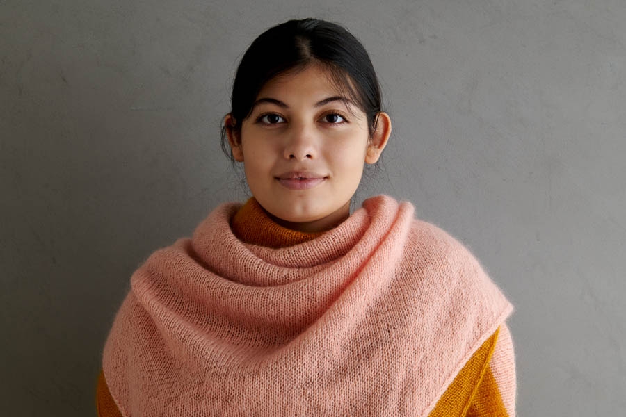 Colorblock Diamond Wrap | Purl Soho