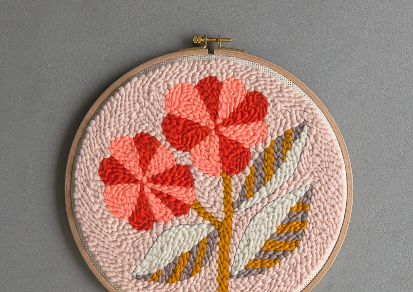 Arounna Khounnoraj For Purl Soho: Punch Needle Flowers | Purl Soho