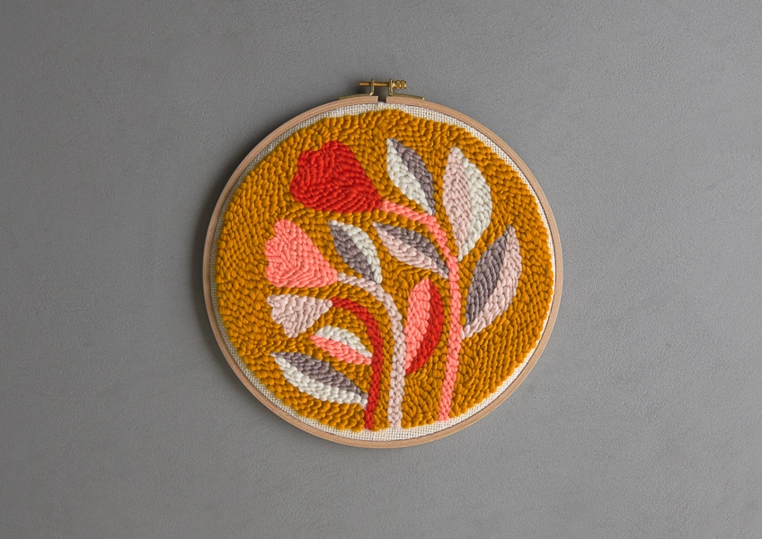 Ultra Punch Needle Flower Embroidery 