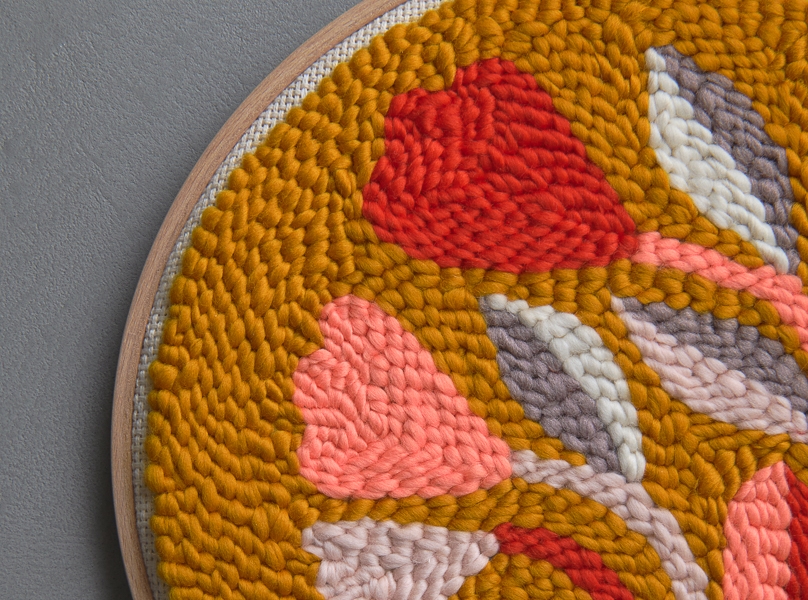 Arounna Khounnoraj For Purl Soho: Punch Needle Flowers | Purl Soho