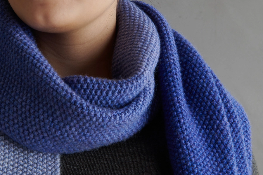 Nine-Note Seed Stitch Wrap | Purl Soho