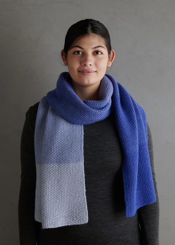 Nine-Note Seed Stitch Wrap | Purl Soho