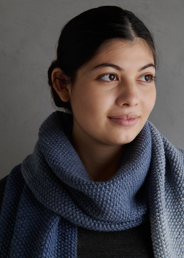 Nine-Note Seed Stitch Wrap | Purl Soho