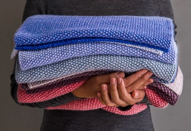 Nine-Note Seed Stitch Wrap