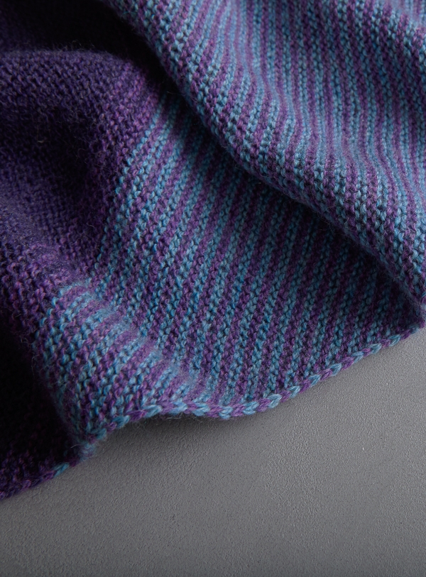 Striped Triangle Garter Wrap | Purl Soho