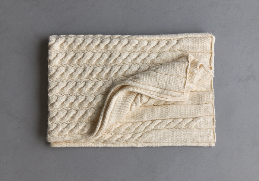 Up + Down Cables Blanket | Purl Soho