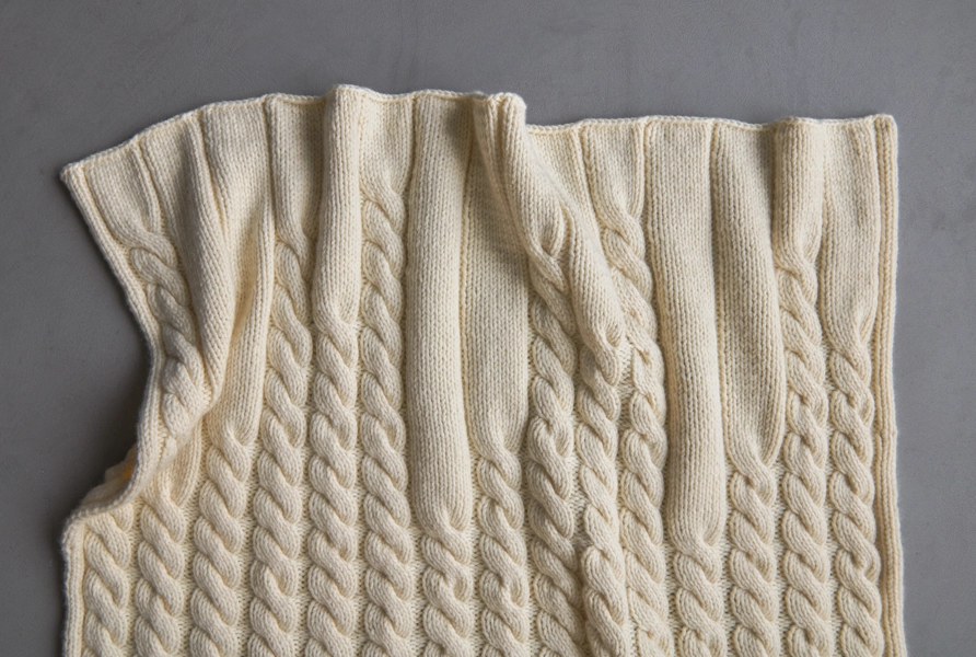 Up + Down Cables Blanket | Purl Soho