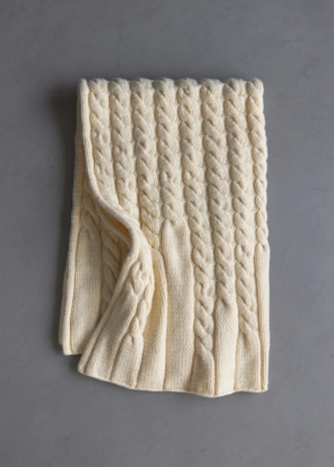 Up + Down Cables Blanket | Purl Soho