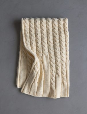 Up + Down Cables Blanket | Purl Soho