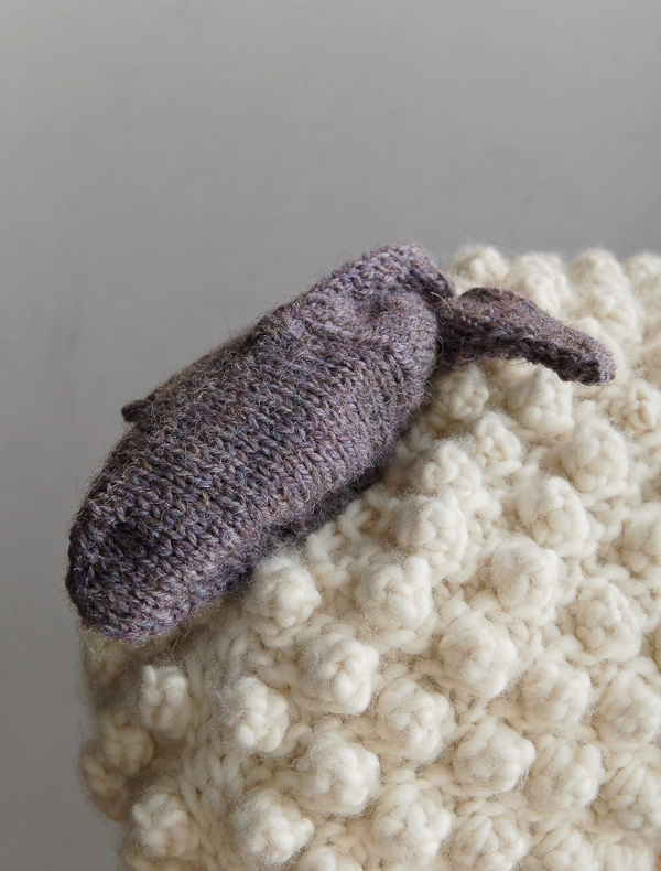 Bobble Sheep Pillow In Partridge | Purl Soho