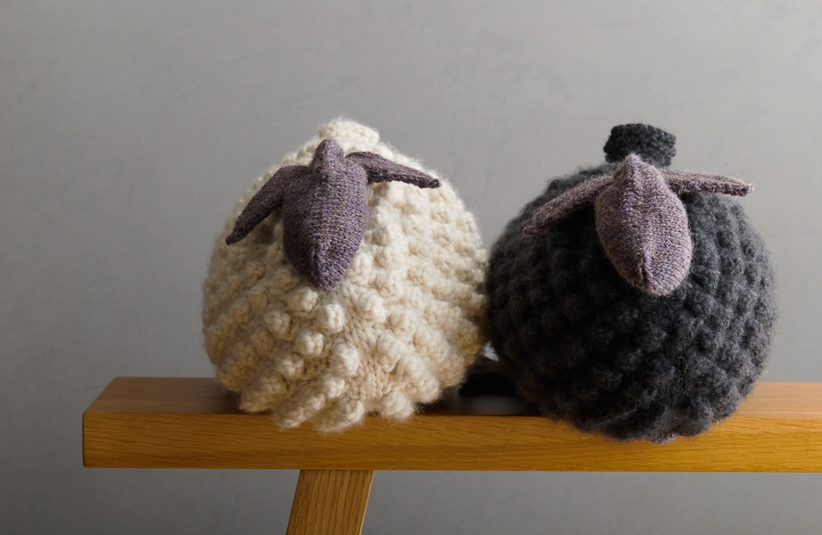 Bobble Sheep Pillow In Partridge | Purl Soho