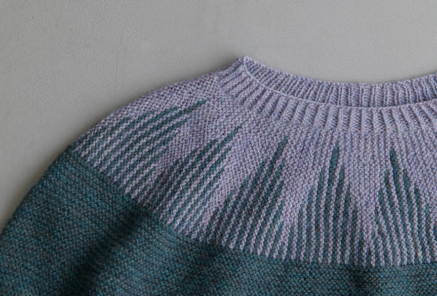 Ainur Berkimbayeva For Purl Soho: Thistle Yoke Pullover In New Colors | Purl Soho