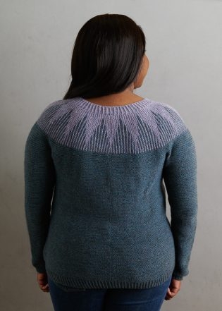 Ainur Berkimbayeva For Purl Soho: Thistle Yoke Pullover In New Colors | Purl Soho