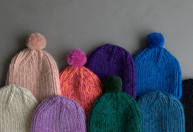 Three-Yarn Hat For Giving