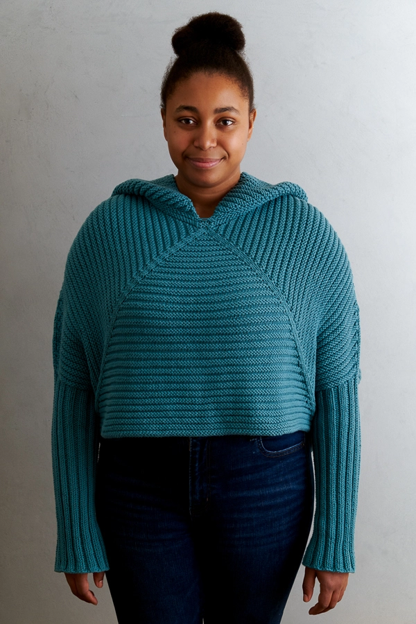 Ainur Berkimbayeva For Purl Soho: Center Point Popover In Tulip Cotton | Purl Soho