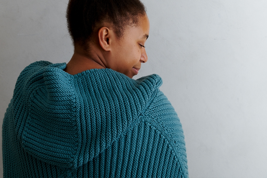 Ainur Berkimbayeva For Purl Soho: Center Point Popover In Tulip Cotton | Purl Soho