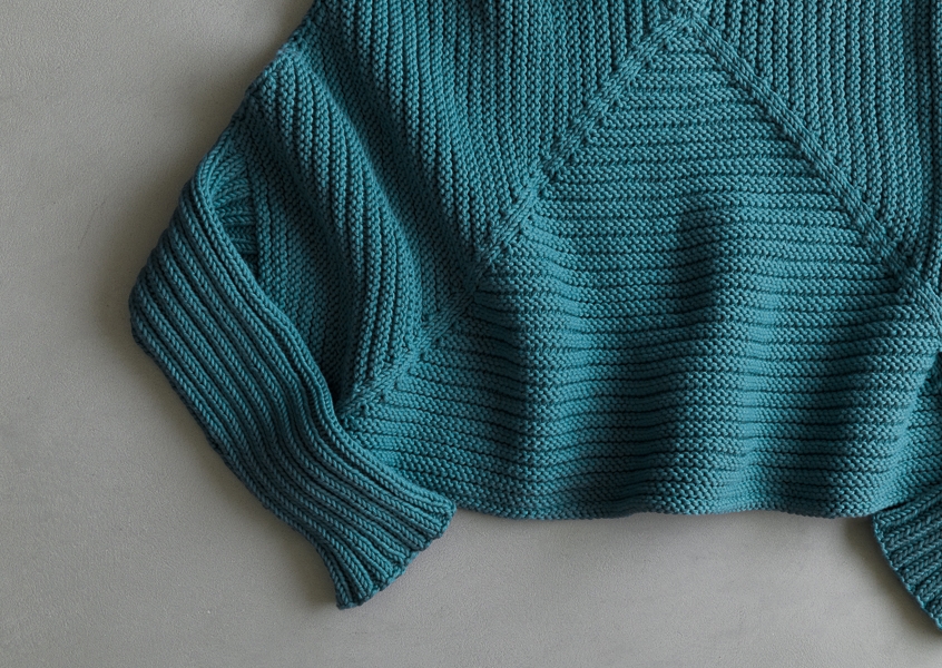 Ainur Berkimbayeva For Purl Soho: Center Point Popover In Tulip Cotton | Purl Soho