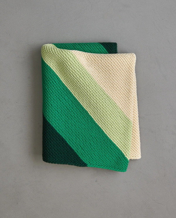 Colorful Corner Blanket In Tulip Cotton | Purl Soho