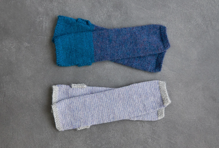 Striped + Colorblock Hand Warmers | Purl Soho