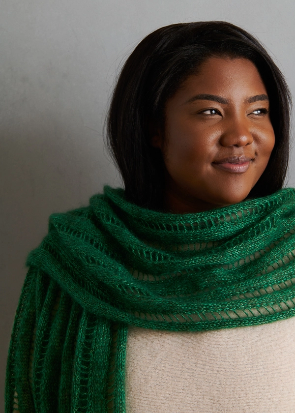 Lace Columns Wrap | Purl Soho