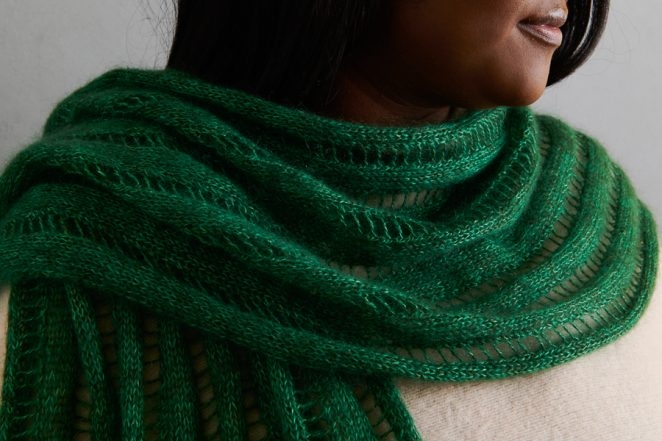 Lace Columns Wrap | Purl Soho