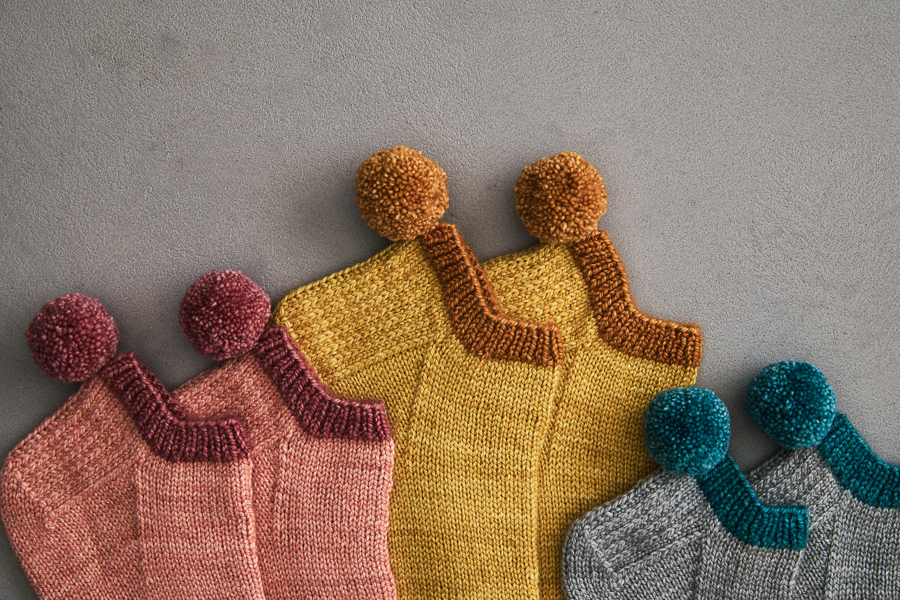 Pom Pom Socklets In New Yarn + Sizes | Purl Soho