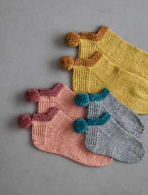 Pom Pom Socklets In New Yarn + Sizes | Purl Soho