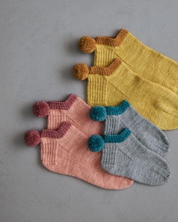 Pom Pom Socklets In New Yarn + Sizes | Purl Soho